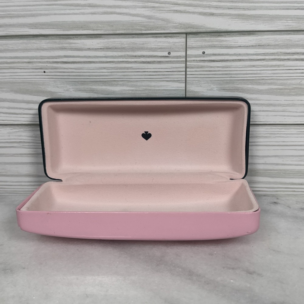 Kate Spade Hard Clamshell Glasses Case Pink and Black